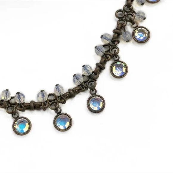Liz Palacios Swarovski Crystal Choker Necklace - Picture 4 of 6